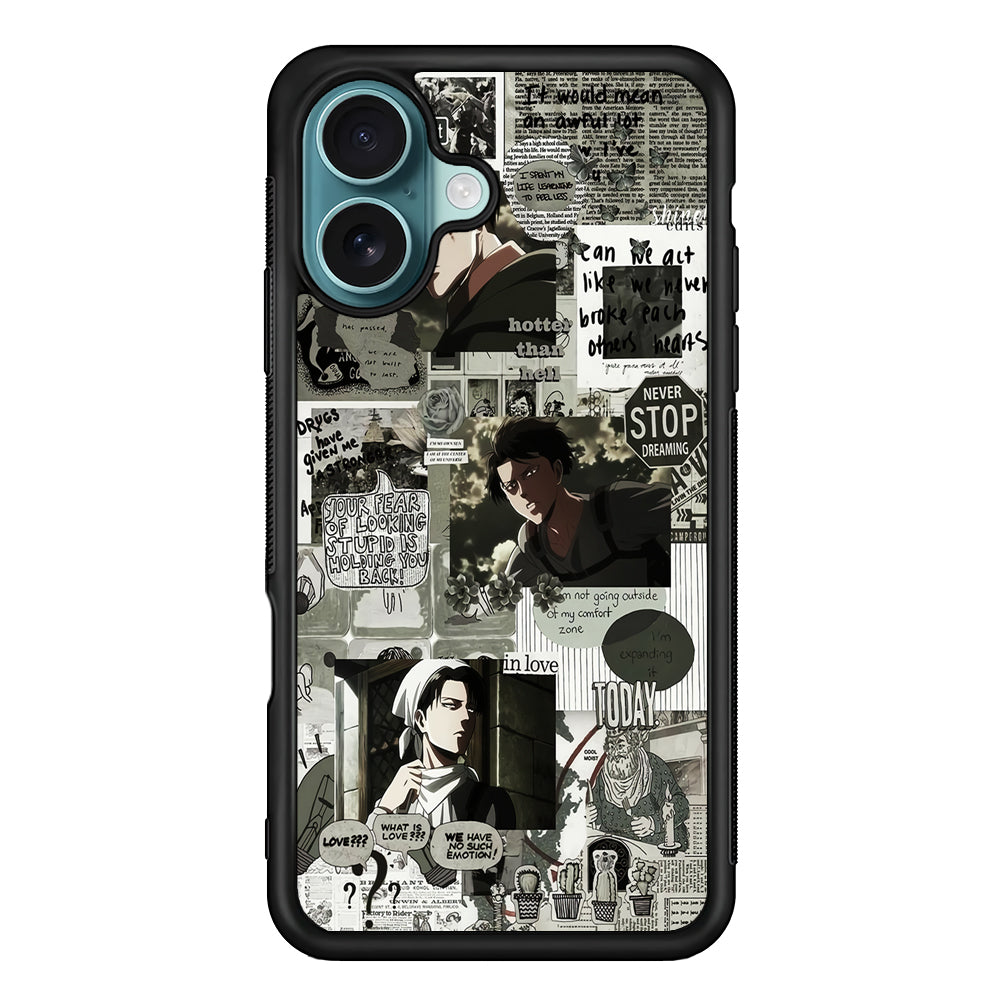 Levi Ackerman Aesthetic iPhone 16 Case - Altracase