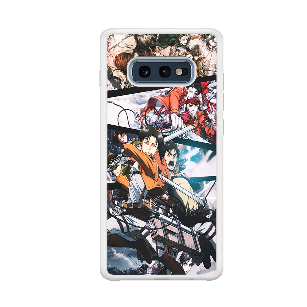 Levi Eren Collage Samsung Galaxy S10E Case