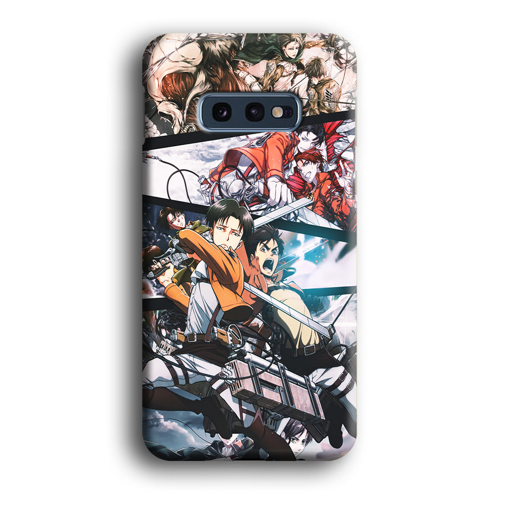 Levi Eren Collage Samsung Galaxy S10E Case