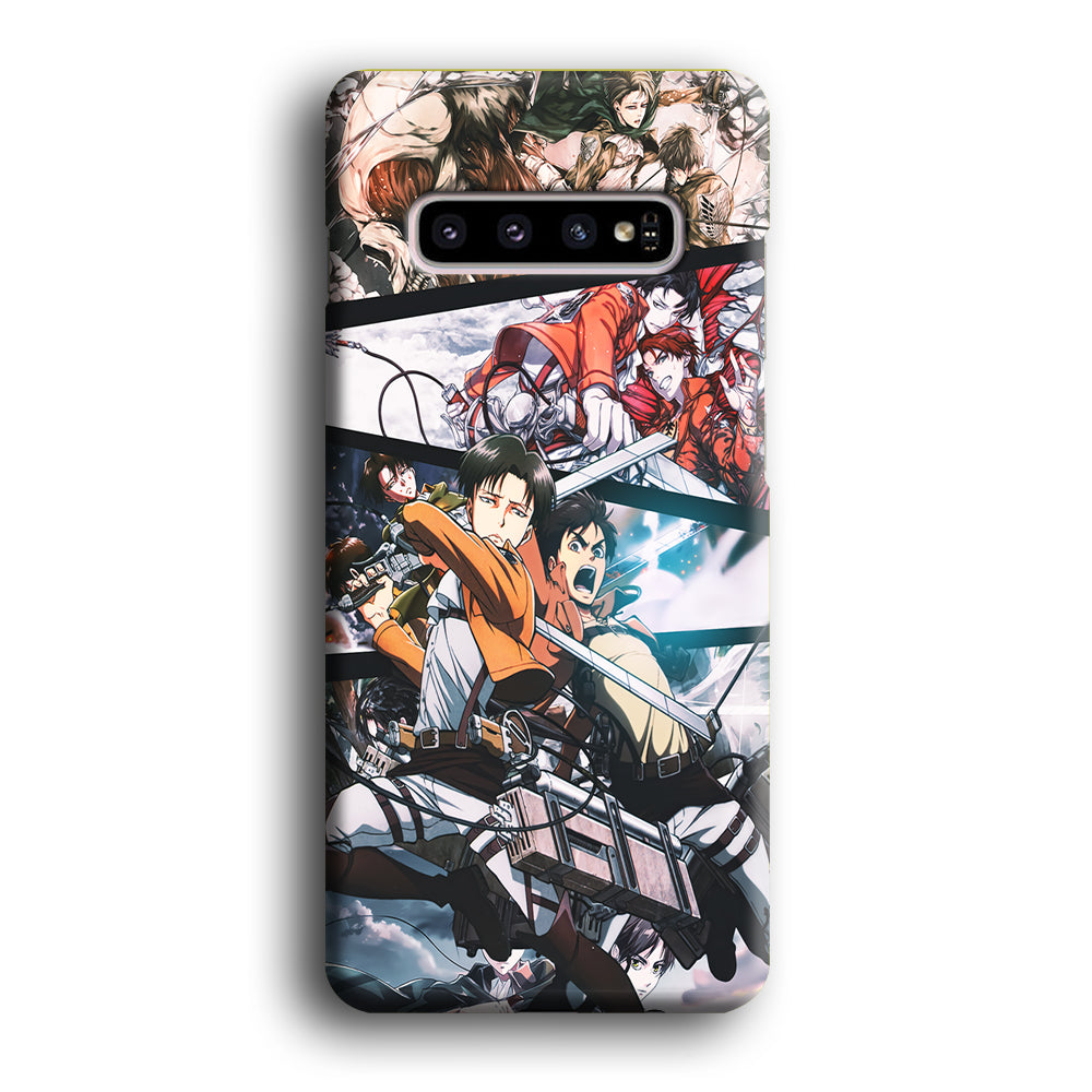 Levi Eren Collage Samsung Galaxy S10 Case