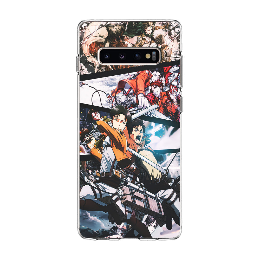 Levi Eren Collage Samsung Galaxy S10 Case