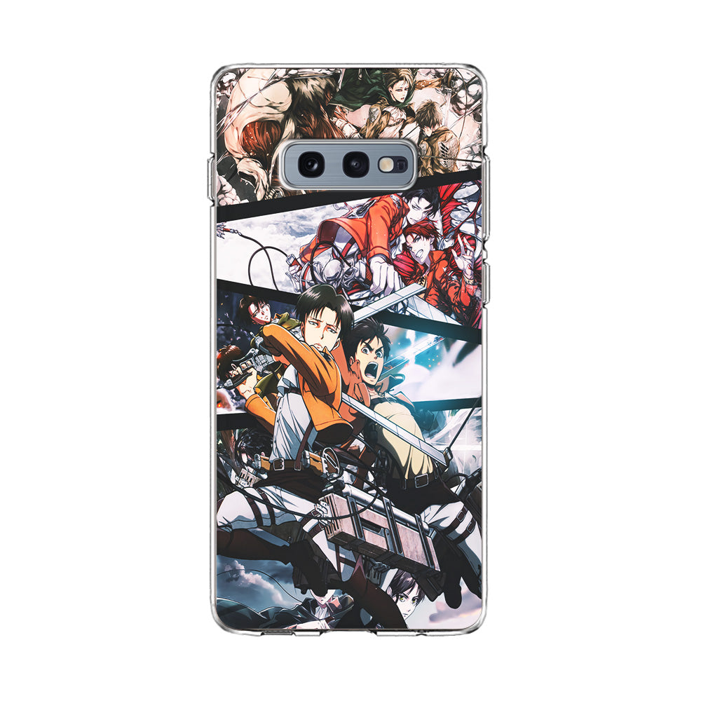 Levi Eren Collage Samsung Galaxy S10E Case