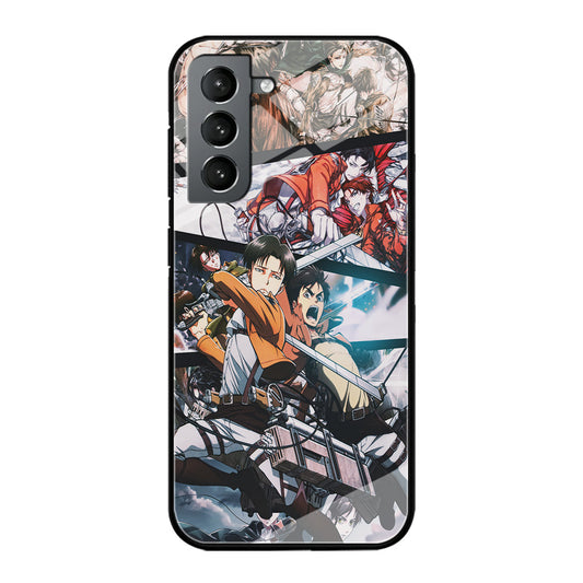 Levi Eren Collage Samsung Galaxy S23 Plus Case-Phone Case-Tempered Glass Case-Altracase