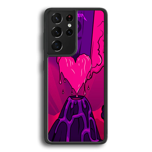 Lil Uzi Vert Cover Art Samsung Galaxy S23 Ultra Case-Phone Case-Rubber Black (2D Case)-Altracase