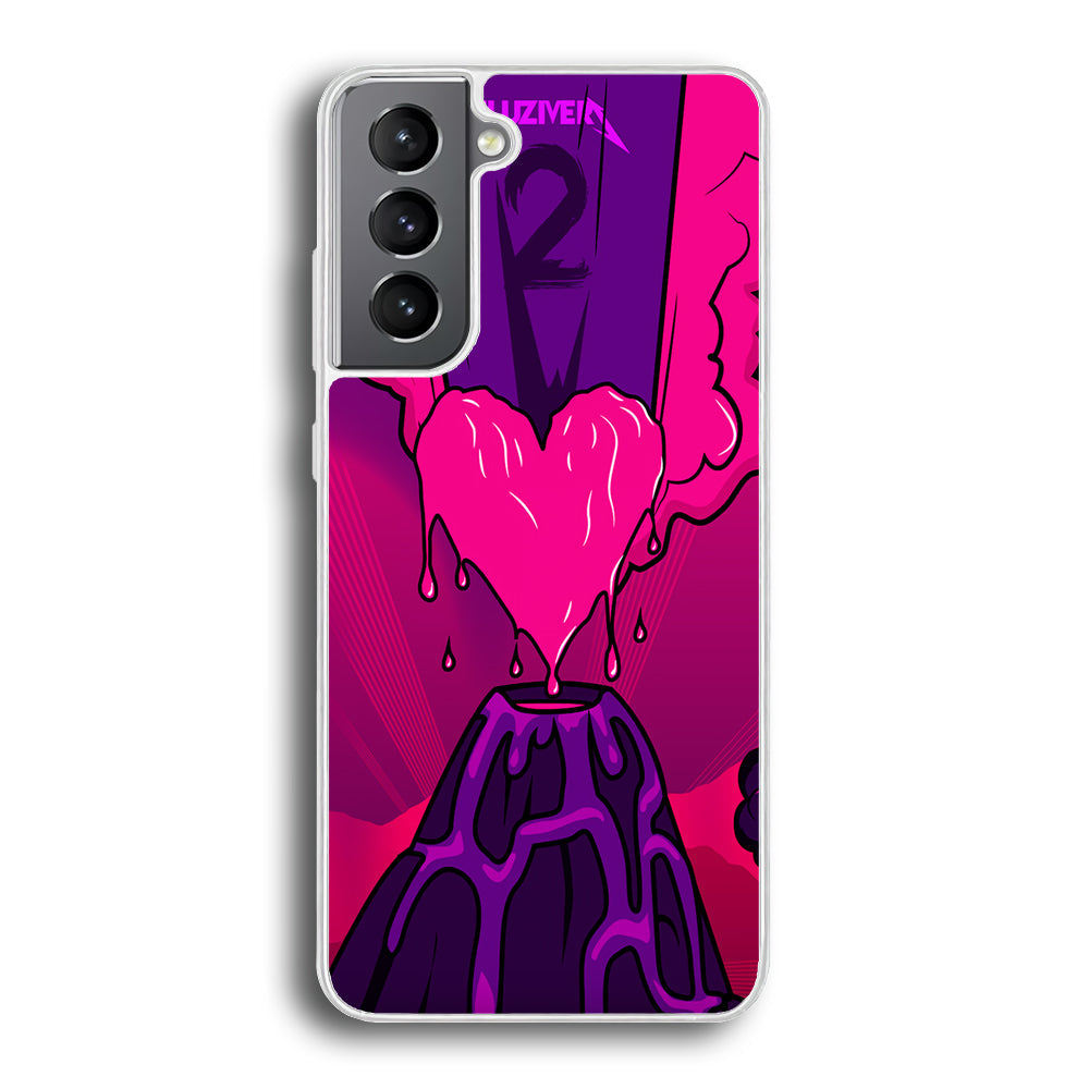 Lil Uzi Vert Cover Art Samsung Galaxy S23 Plus Case-Phone Case-Rubber White (2D Case)-Altracase