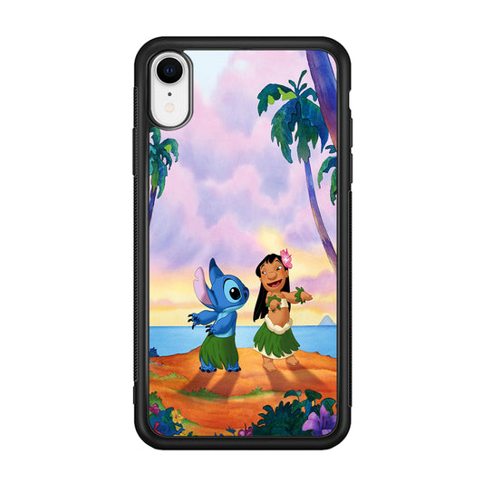 Lilo and Stitch Dancing iPhone XR Case