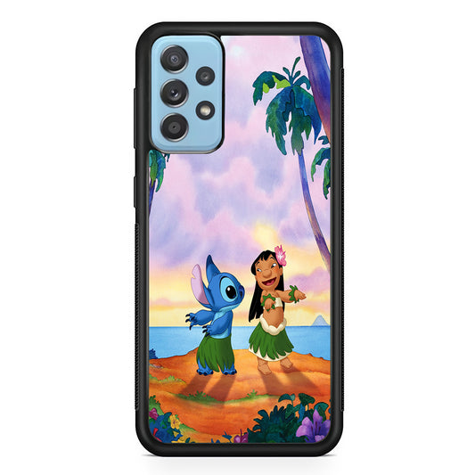 Lilo and Stitch Dancing Samsung Galaxy A52 Case