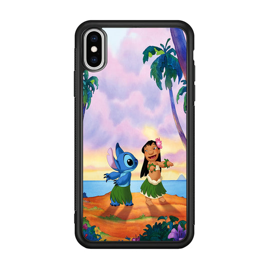 Lilo and Stitch Dancing iPhone X Case