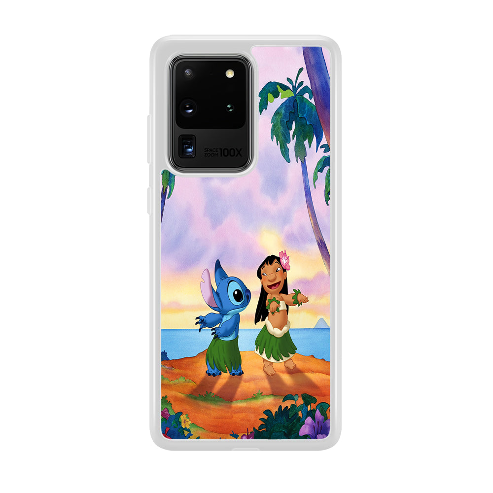 Lilo and Stitch Dancing Samsung Galaxy S20 Ultra Case