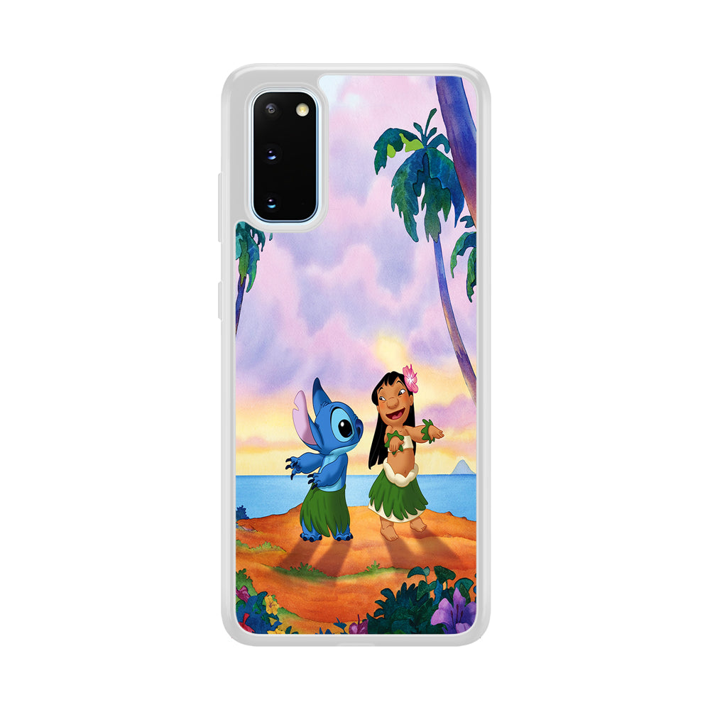 Lilo and Stitch Dancing Samsung Galaxy S20 Case