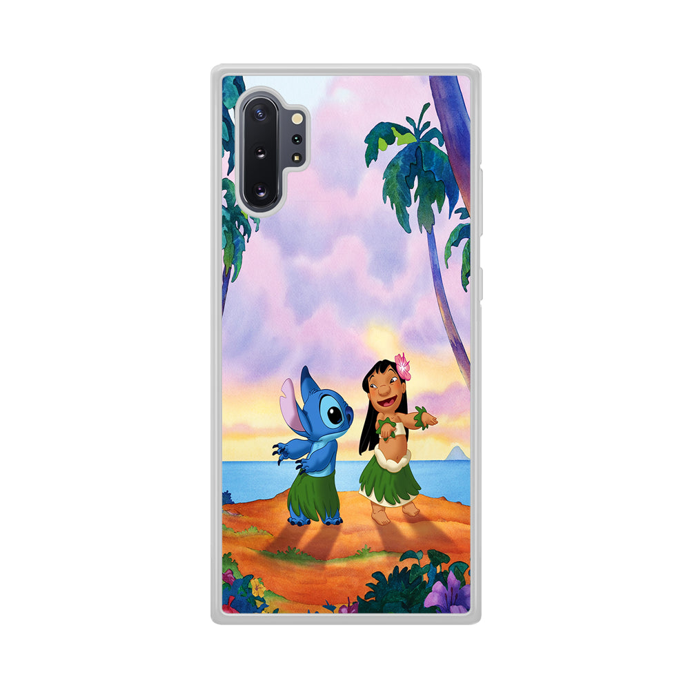 Lilo and Stitch Dancing Samsung Galaxy Note 10 Plus Case