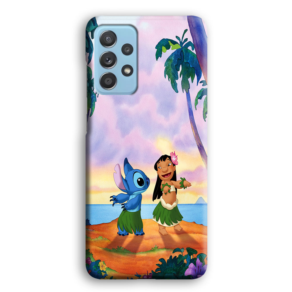 Lilo and Stitch Dancing Samsung Galaxy A72 Case