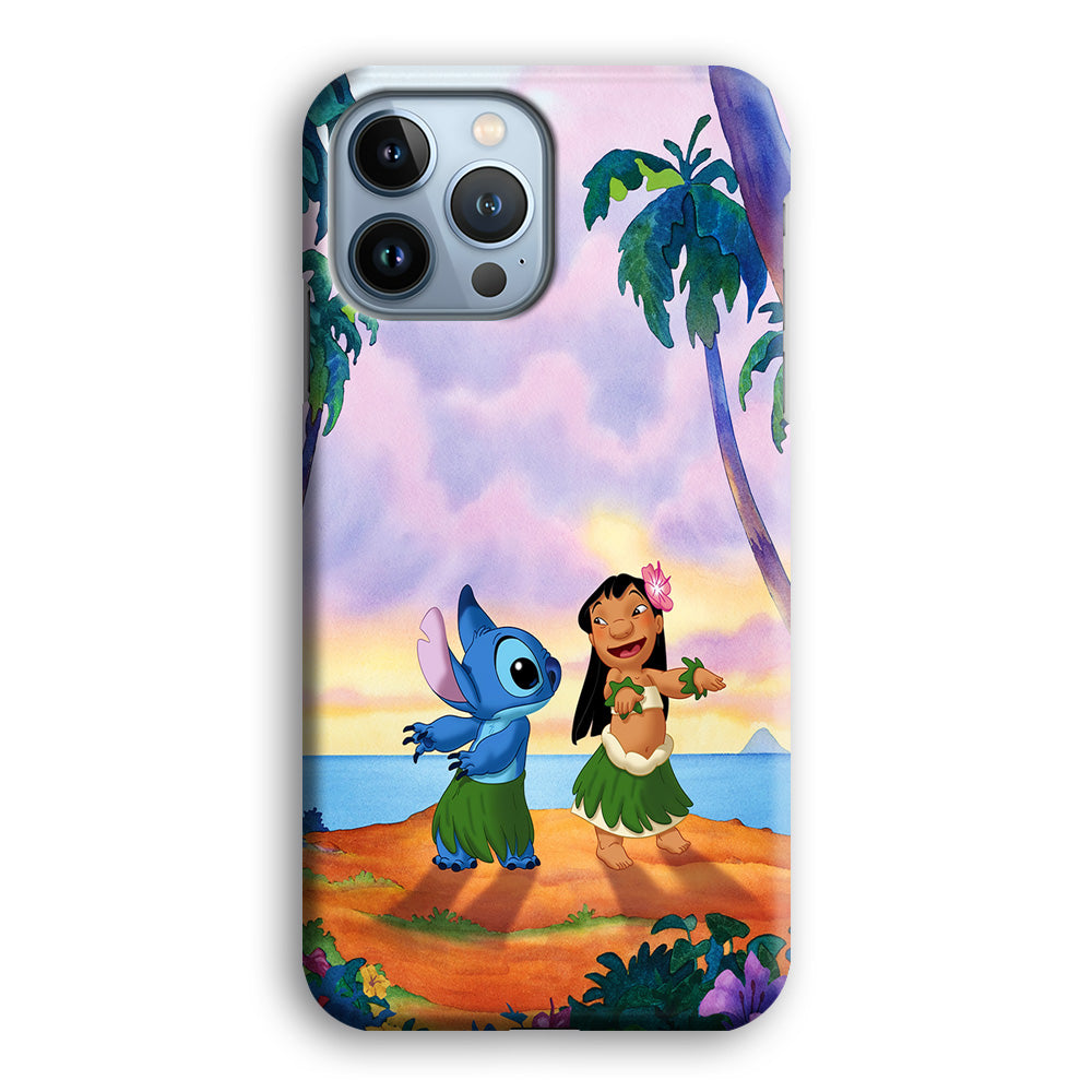 Lilo and Stitch Dancing iPhone 14 Pro Max Case