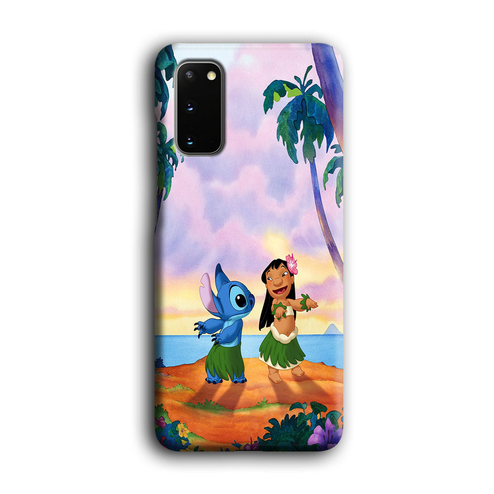 Lilo and Stitch Dancing Samsung Galaxy S20 Case