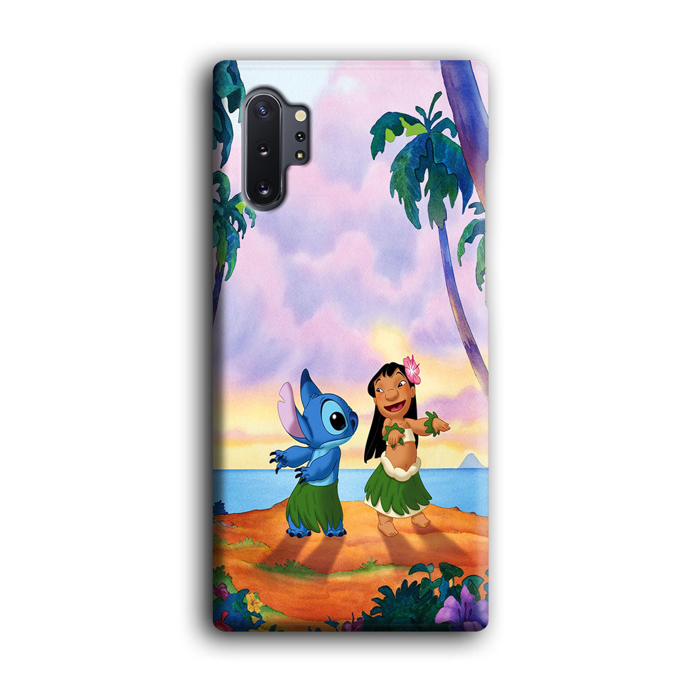 Lilo and Stitch Dancing Samsung Galaxy Note 10 Plus Case