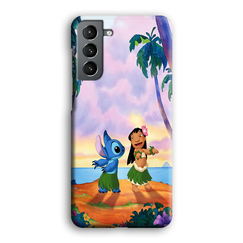 Lilo and Stitch Dancing Samsung Galaxy S22 Plus Case-Phone Case-3D Case-Altracase