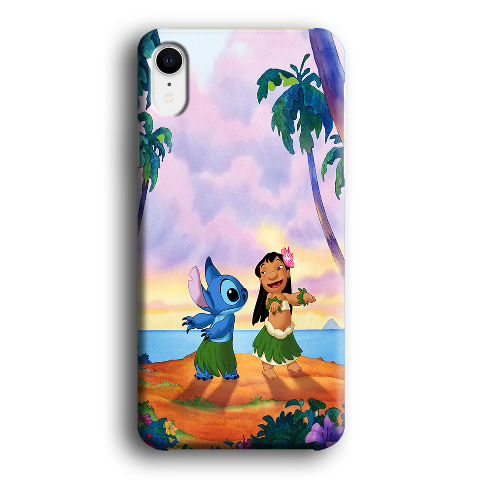 Lilo and Stitch Dancing iPhone XR Case