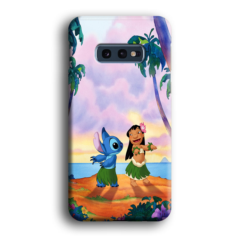 Lilo and Stitch Dancing Samsung Galaxy S10E Case