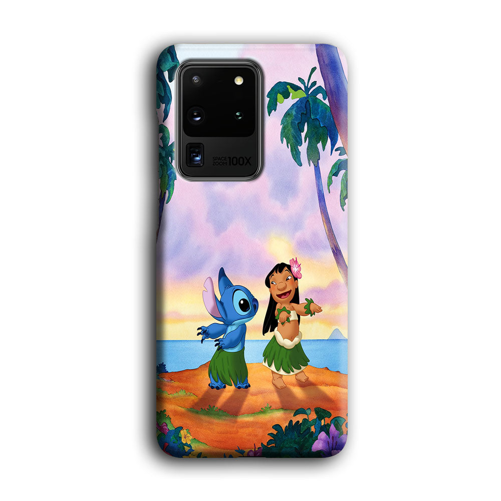 Lilo and Stitch Dancing Samsung Galaxy S20 Ultra Case