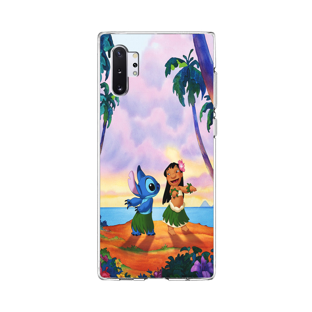 Lilo and Stitch Dancing Samsung Galaxy Note 10 Plus Case