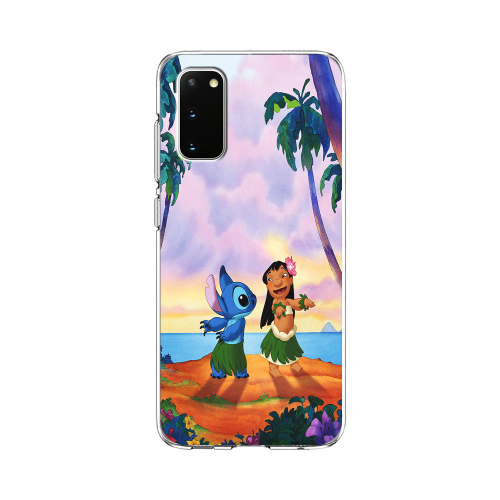 Lilo and Stitch Dancing Samsung Galaxy S20 Case