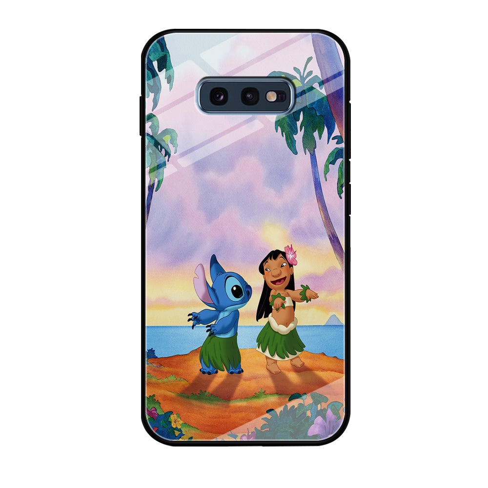 Lilo and Stitch Dancing Samsung Galaxy S10E Case