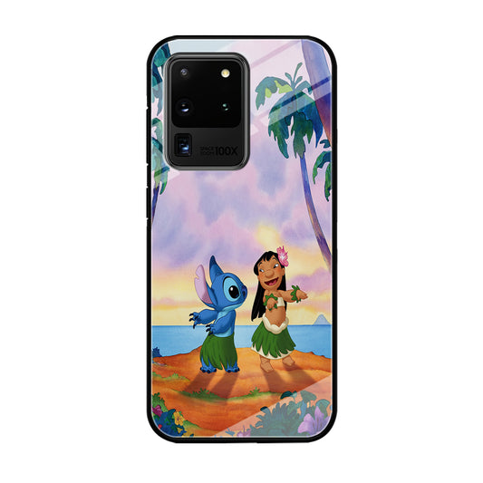 Lilo and Stitch Dancing Samsung Galaxy S21 Ultra Case