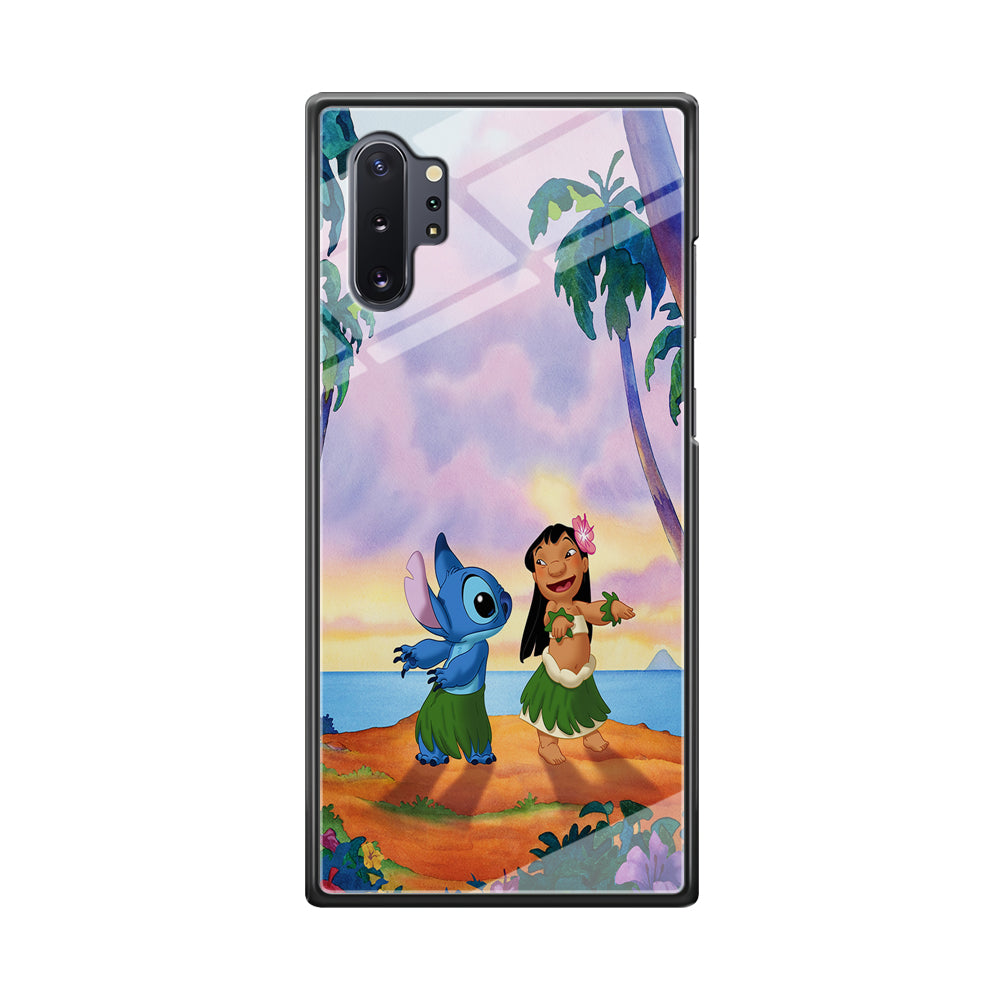 Lilo and Stitch Dancing Samsung Galaxy Note 10 Plus Case