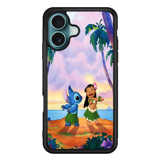 Lilo and Stitch Dancing iPhone 16 Plus Case - Altracase