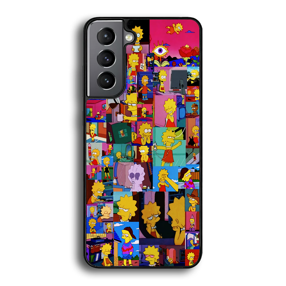 Lisa Simpson Aesthetic Samsung Galaxy S21 Plus Case