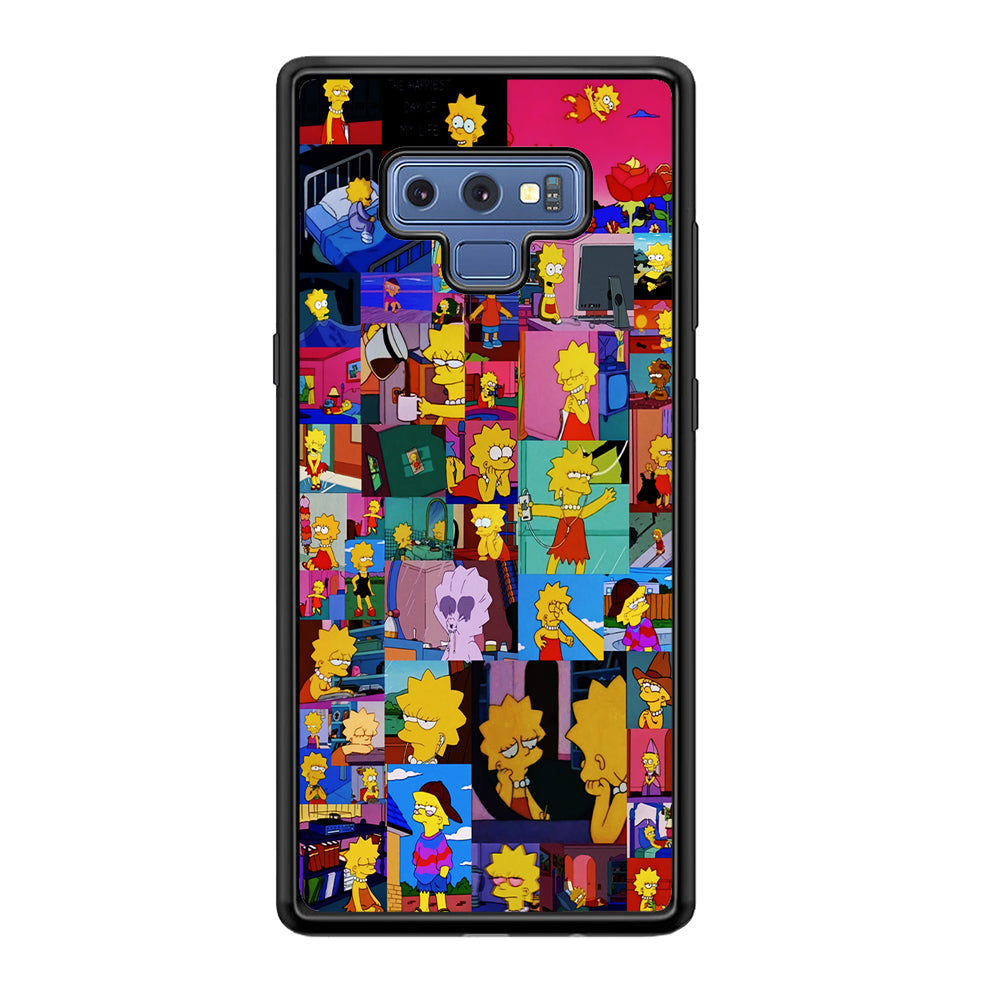 Lisa Simpson Aesthetic Samsung Galaxy Note 9 Case