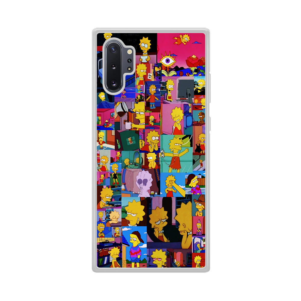 Lisa Simpson Aesthetic Samsung Galaxy Note 10 Plus Case