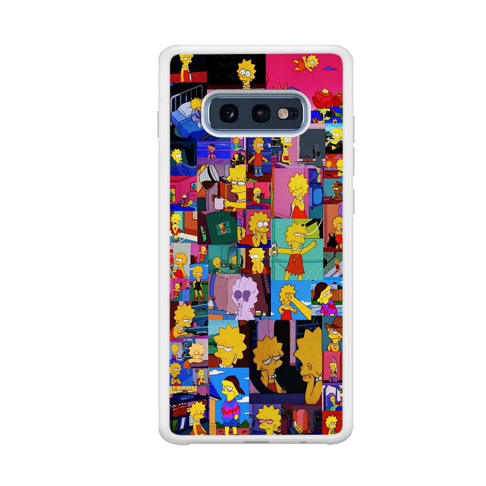 Lisa Simpson Aesthetic Samsung Galaxy S10E Case