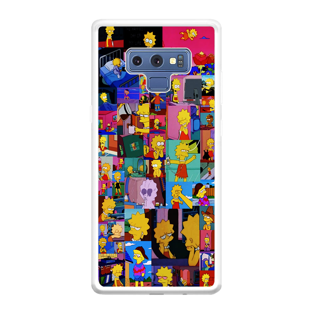 Lisa Simpson Aesthetic Samsung Galaxy Note 9 Case