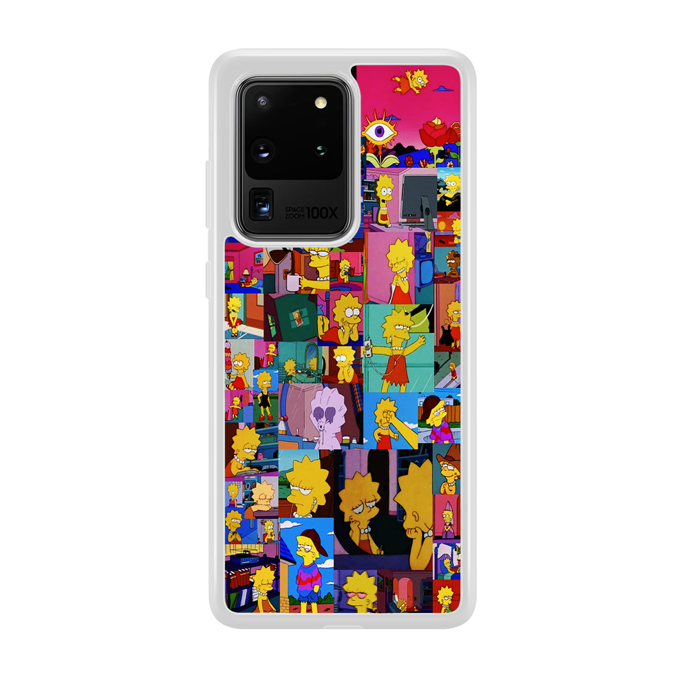 Lisa Simpson Aesthetic Samsung Galaxy S20 Ultra Case