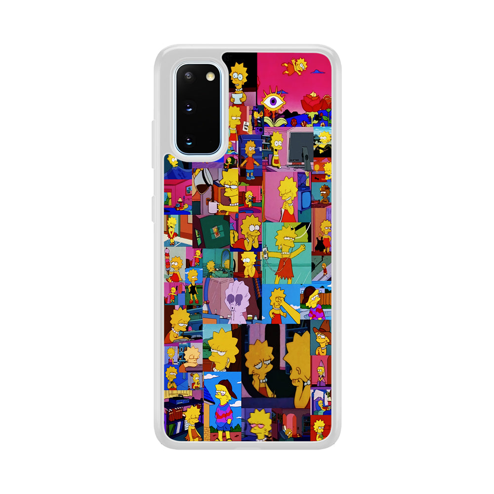 Lisa Simpson Aesthetic Samsung Galaxy S20 Case