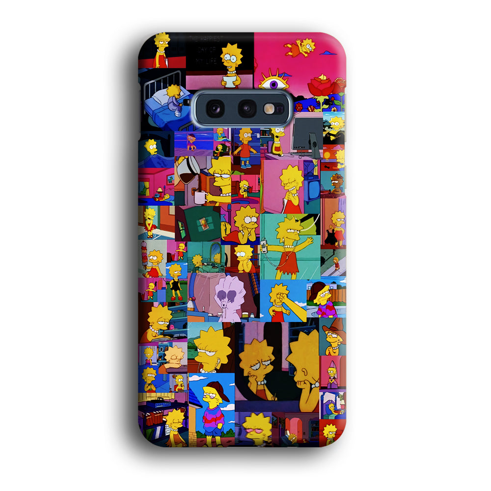 Lisa Simpson Aesthetic Samsung Galaxy S10E Case