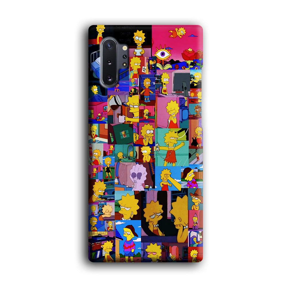 Lisa Simpson Aesthetic Samsung Galaxy Note 10 Plus Case