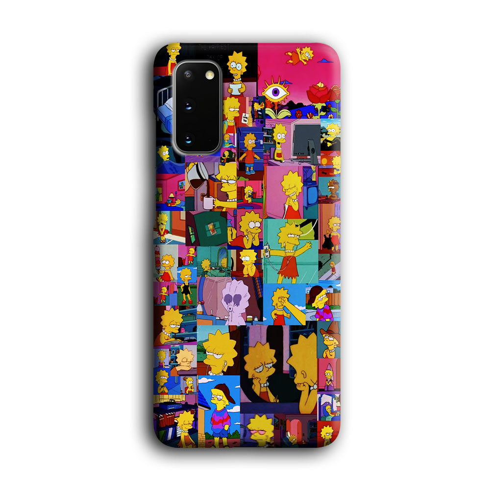 Lisa Simpson Aesthetic Samsung Galaxy S20 Case