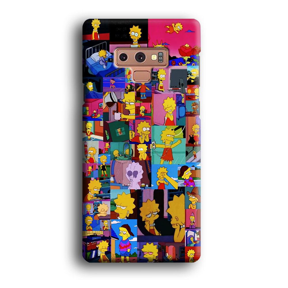 Lisa Simpson Aesthetic Samsung Galaxy Note 9 Case