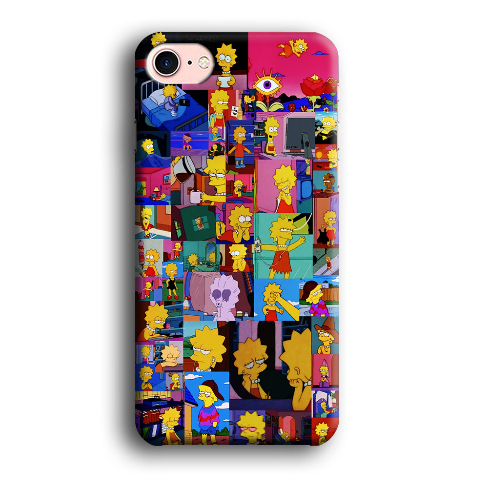 Lisa Simpson Aesthetic iPhone SE 2020 Case