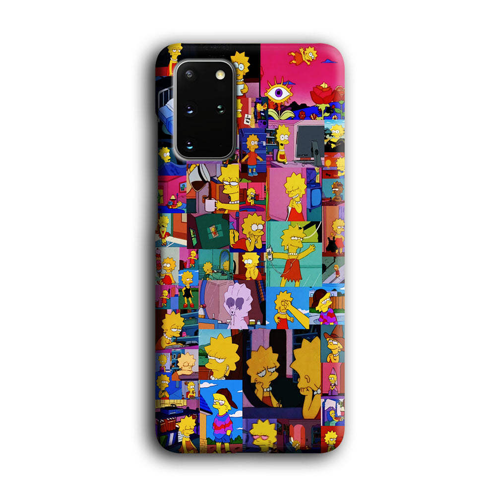 Lisa Simpson Aesthetic Samsung Galaxy S20 Plus Case