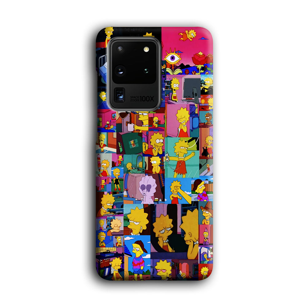 Lisa Simpson Aesthetic Samsung Galaxy S20 Ultra Case