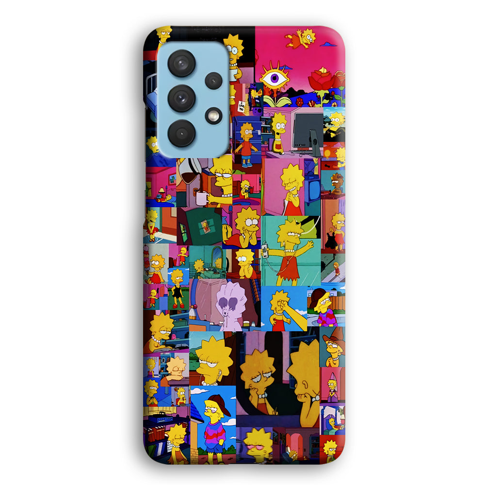 Lisa Simpson Aesthetic Samsung Galaxy A32 Case-Phone Case-3D Case-Altracase
