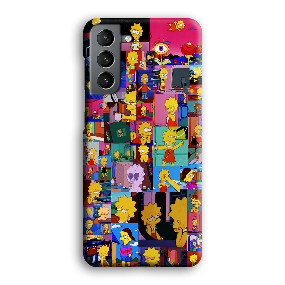 Lisa Simpson Aesthetic Samsung Galaxy S23 Plus Case-Phone Case-3D Case-Altracase