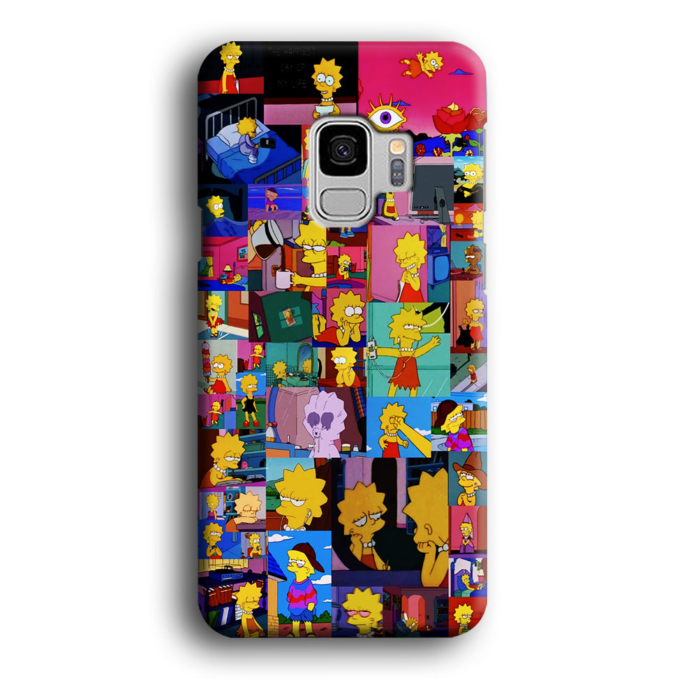 Lisa Simpson Aesthetic Samsung Galaxy S9 Case