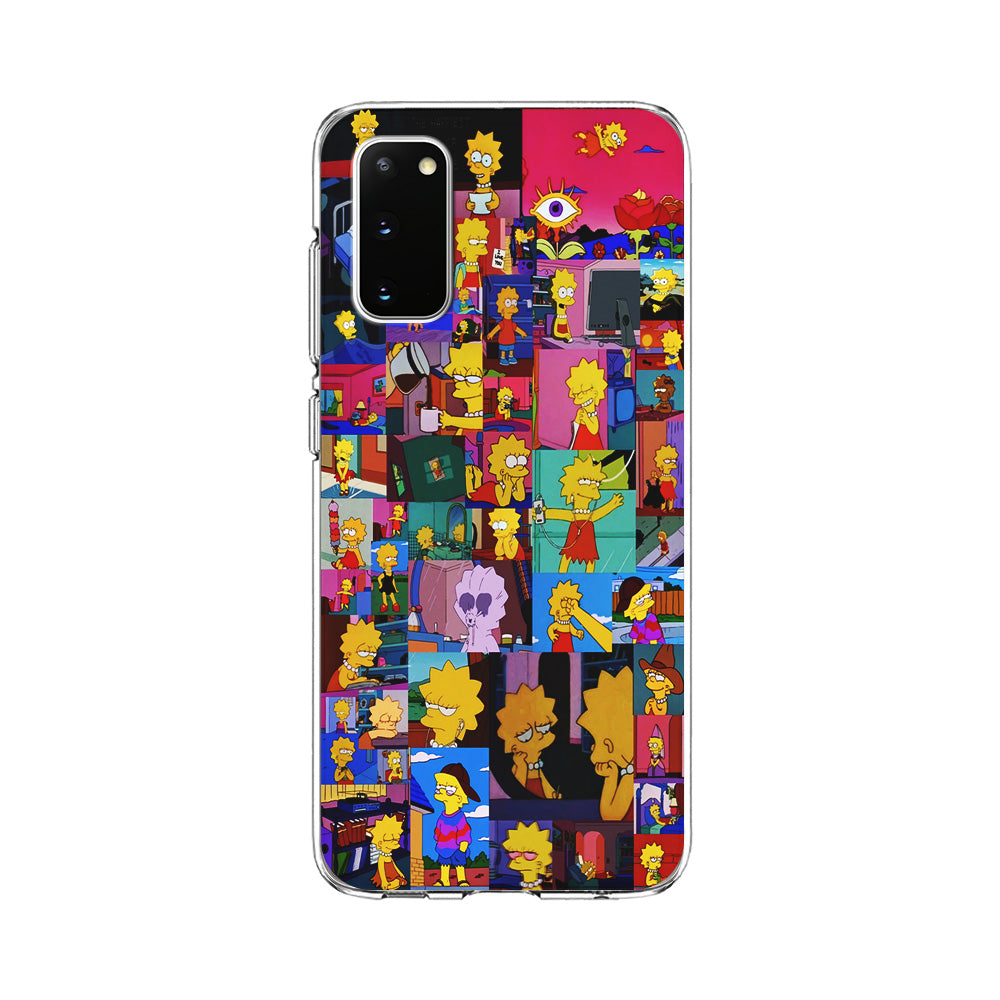 Lisa Simpson Aesthetic Samsung Galaxy S20 Case