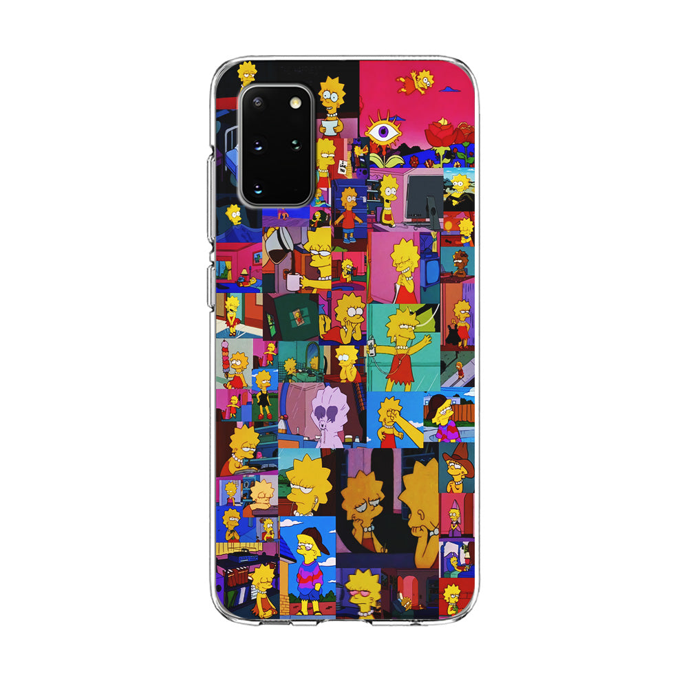 Lisa Simpson Aesthetic Samsung Galaxy S20 Plus Case