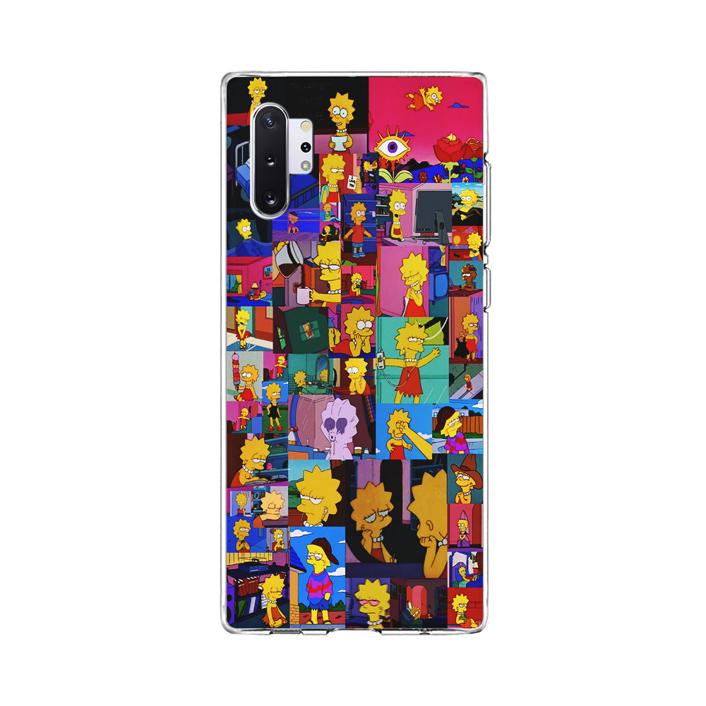 Lisa Simpson Aesthetic Samsung Galaxy Note 10 Plus Case