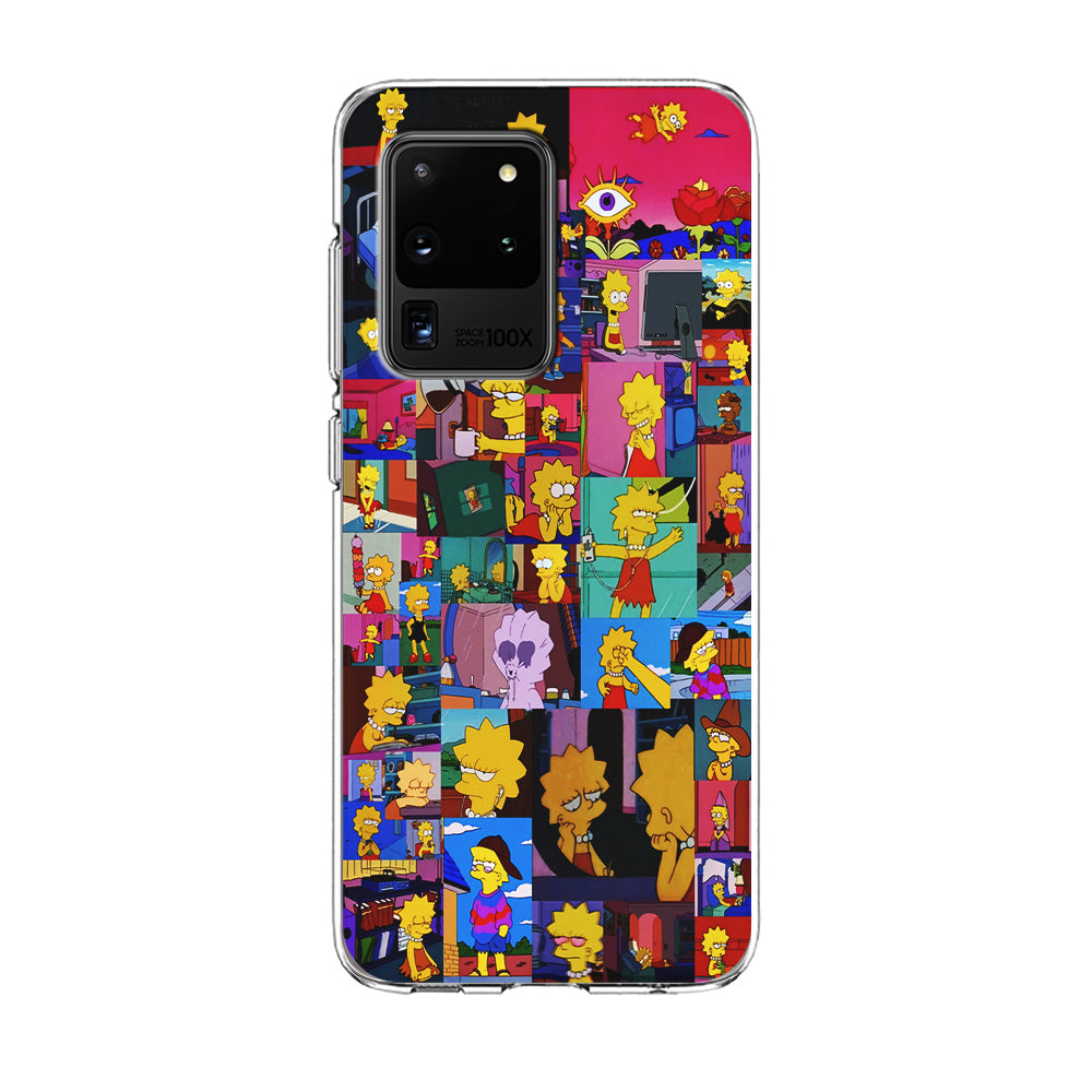 Lisa Simpson Aesthetic Samsung Galaxy S20 Ultra Case